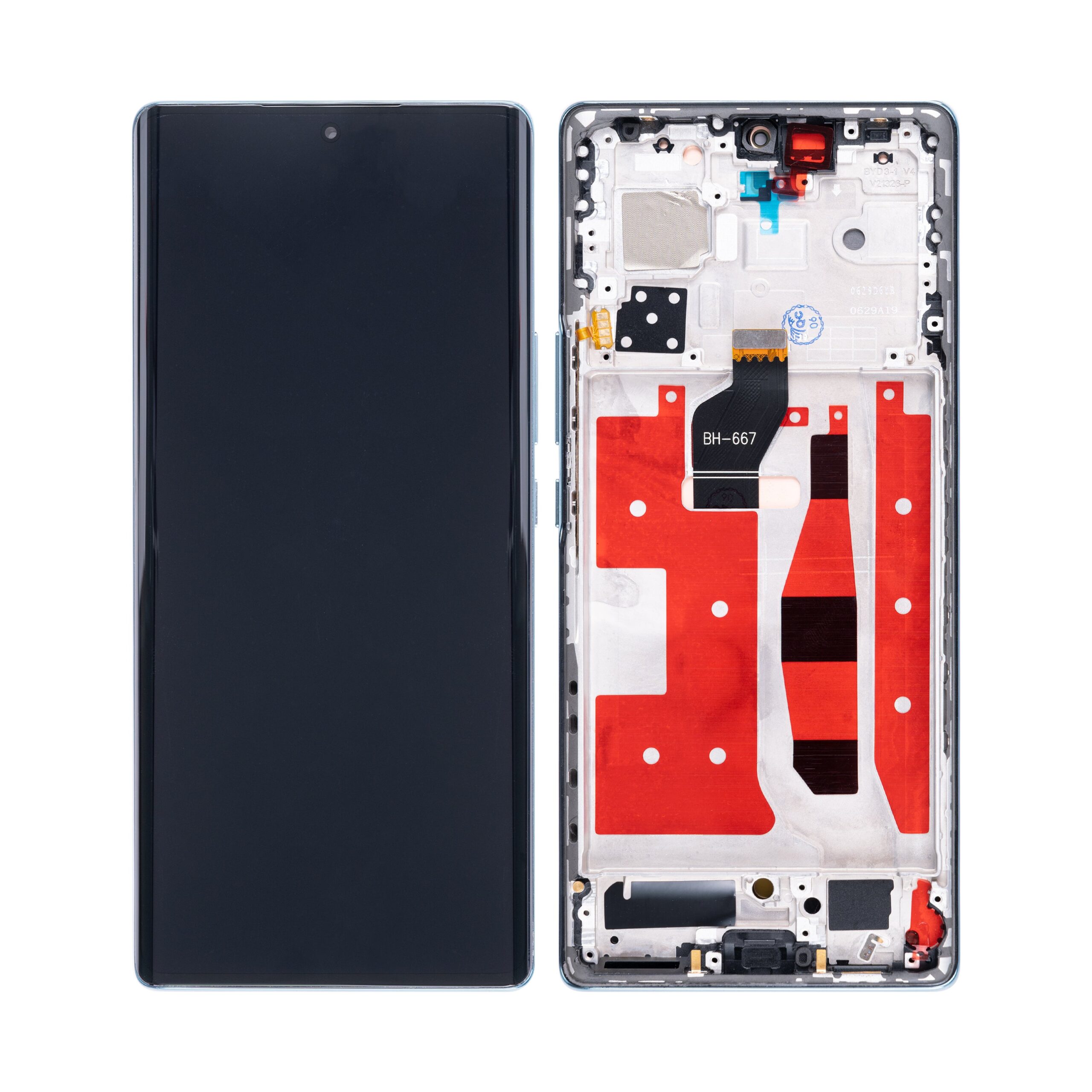 OEM Display für Honor 70 mit Rahmen Grün – Bild 4