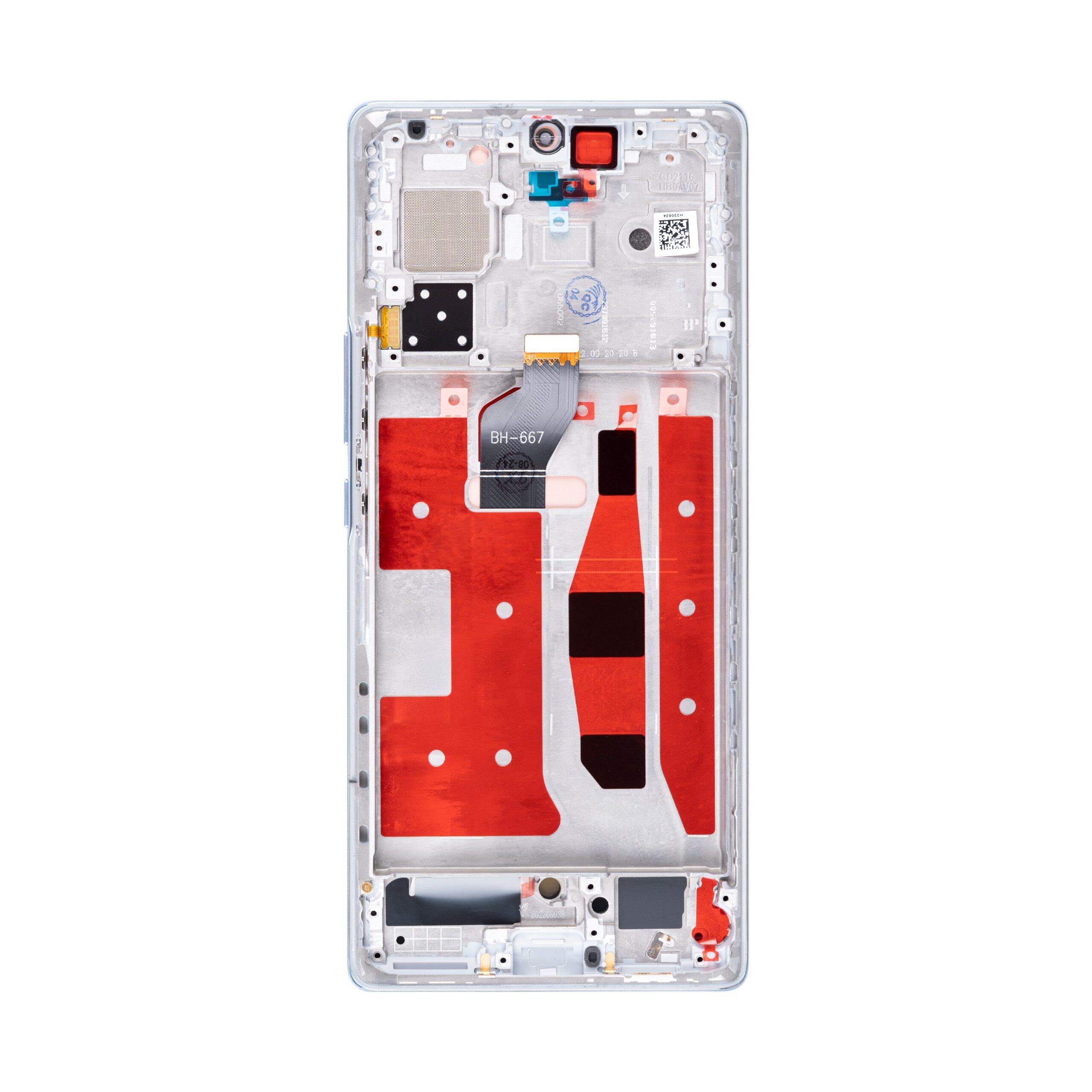 OEM Display für Honor 70 mit Rahmen Blau – Bild 3