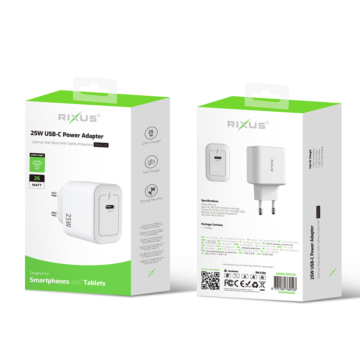 Rixus RXHC25 USB-C Netzteil 25W White – Bild 5