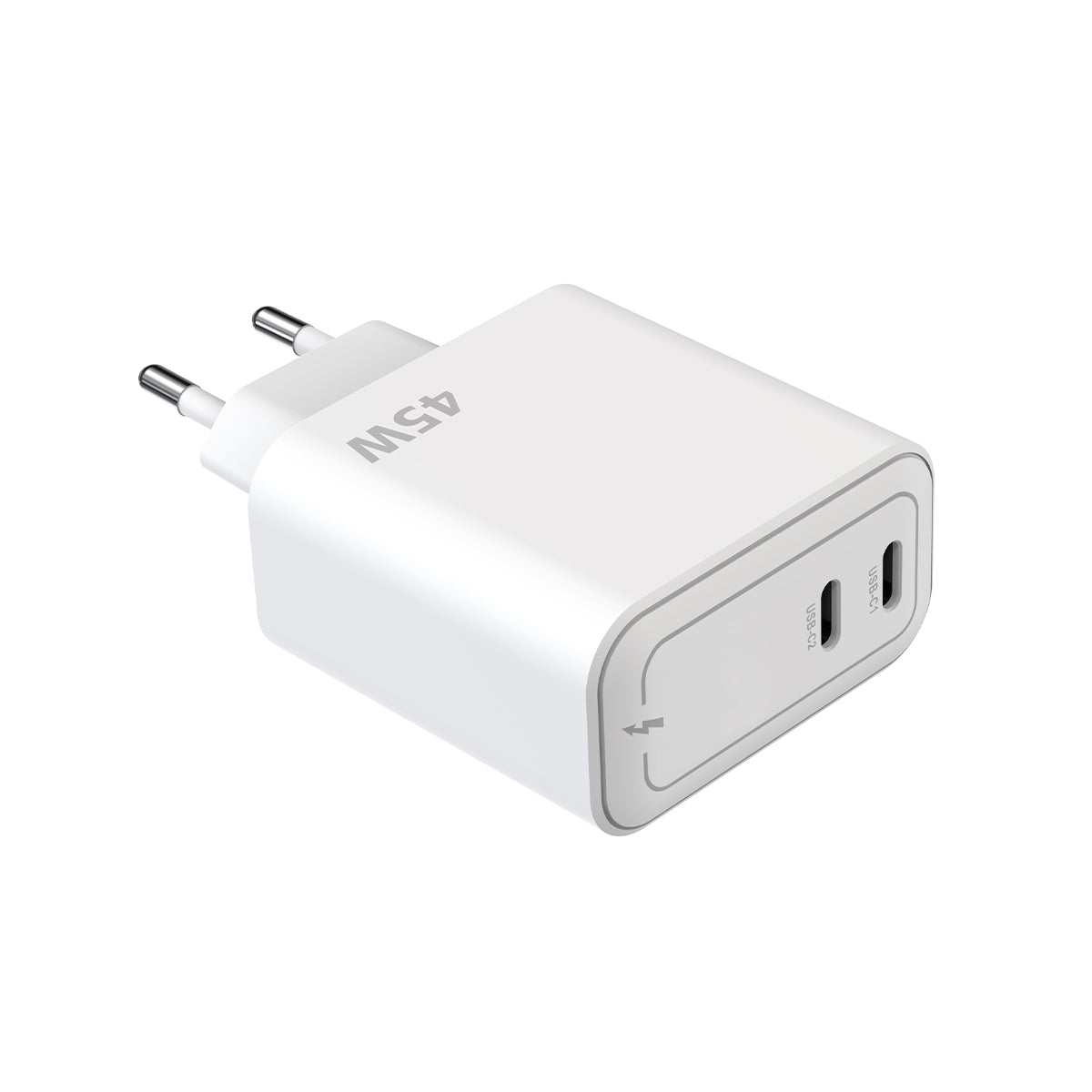 Rixus RXHC45 GaN Double USB-C Netzteil 45W White – Bild 3