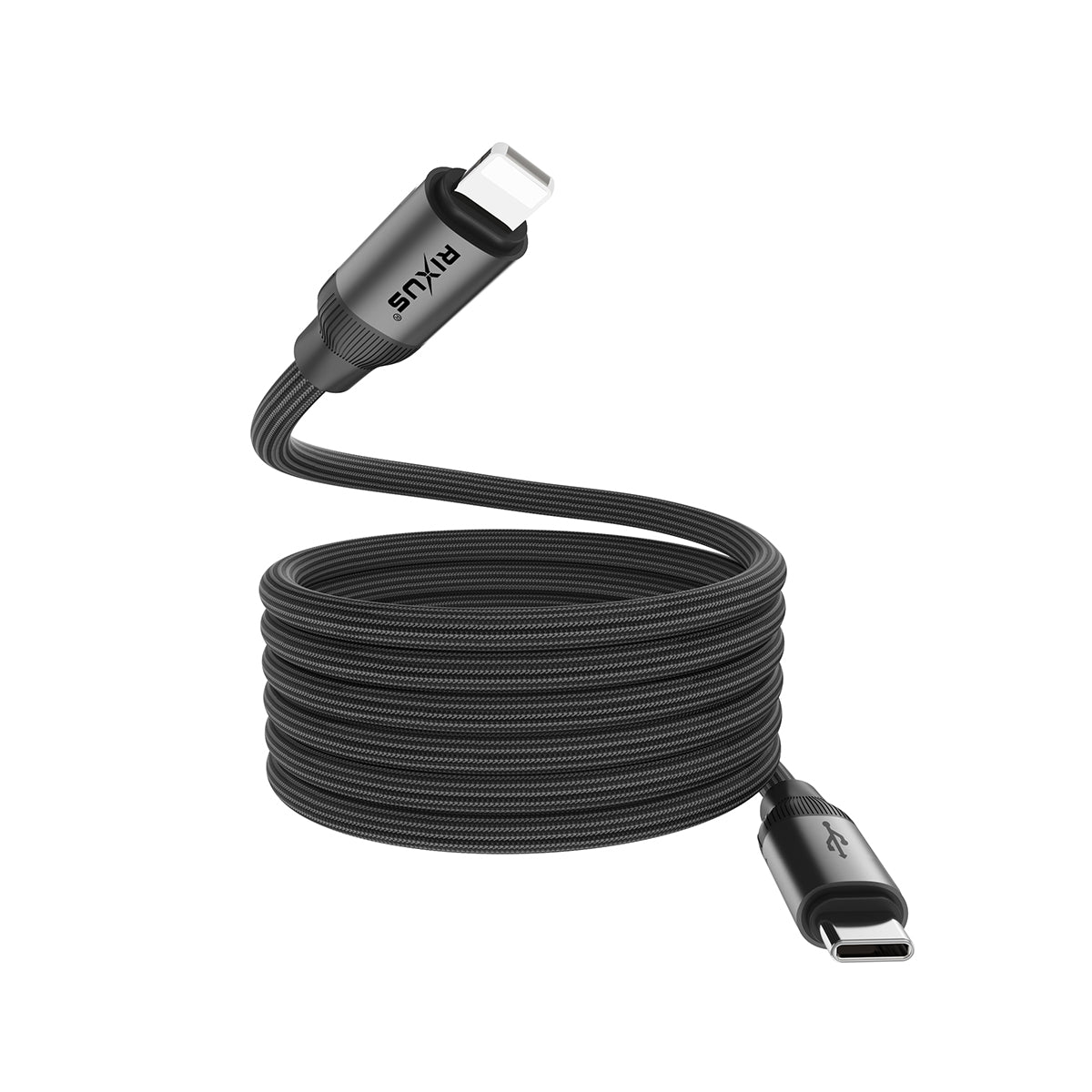 Rixus RXUC61L Magnetic Charging Cord USB-C To Lightning Anschluss 1m 30W Black – Bild 3