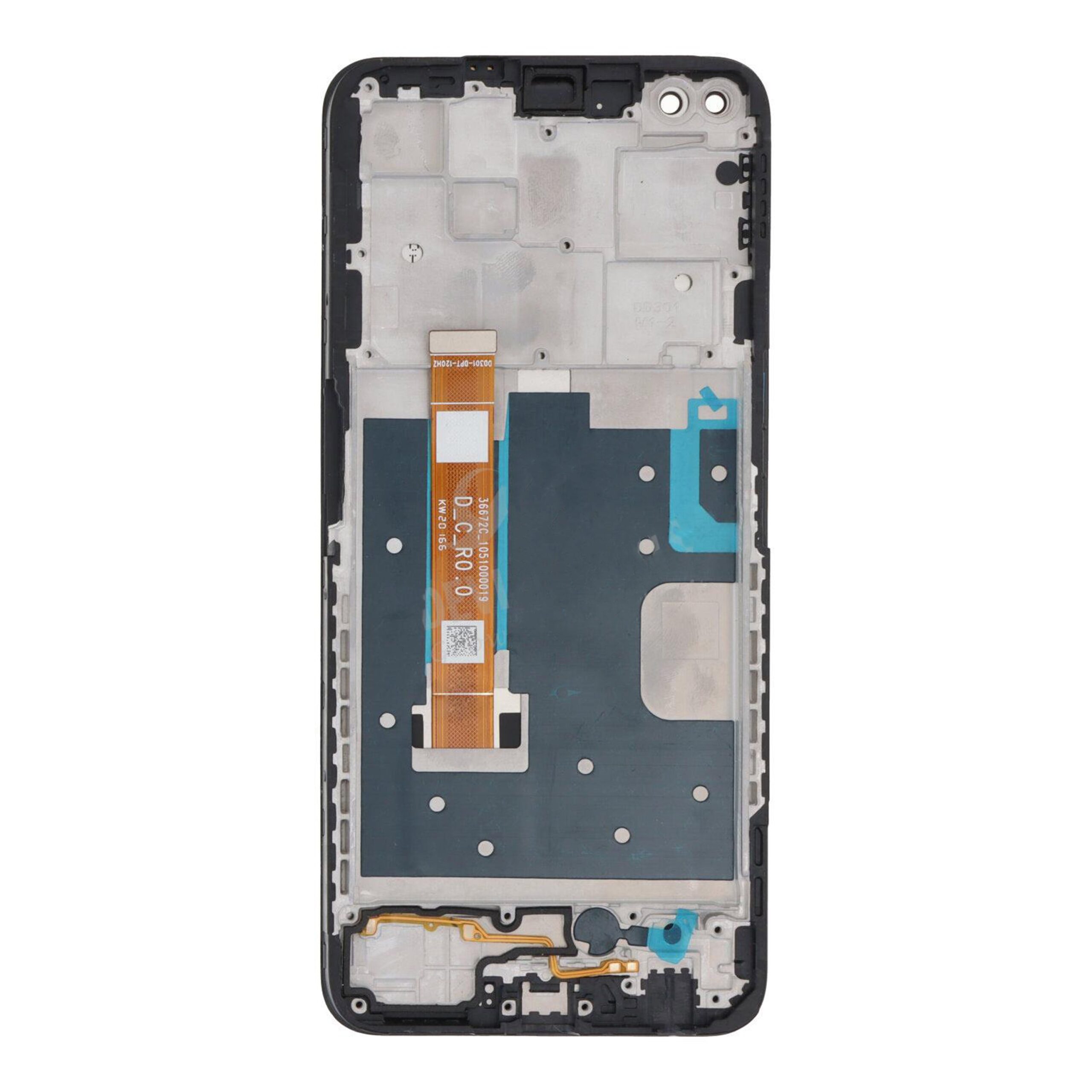 OEM Display für Oppo Reno 4Z 5G mit Rahmen Schwarz – Bild 3