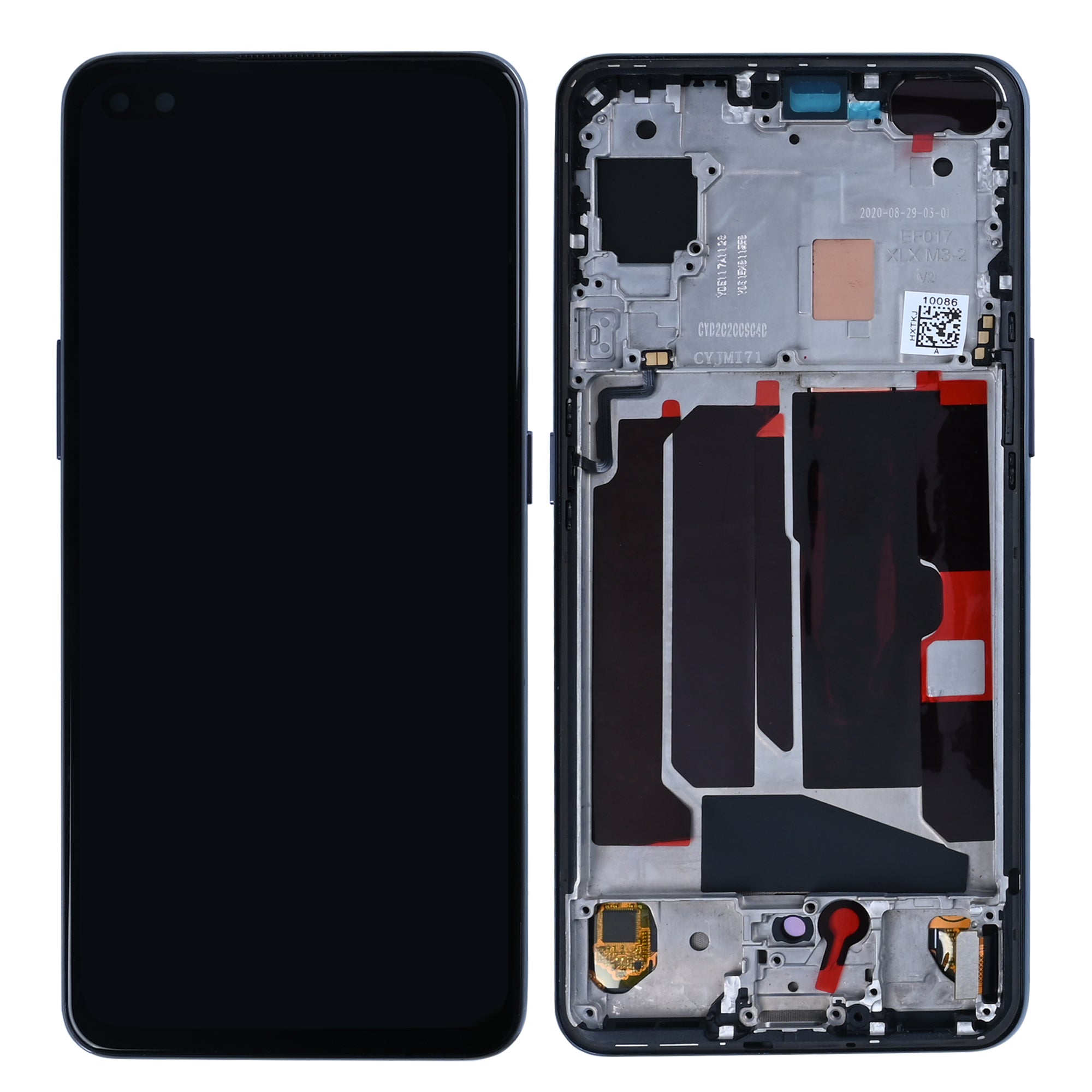 OEM Display für OnePlus Nord mit Rahmen Schwarz – Bild 5
