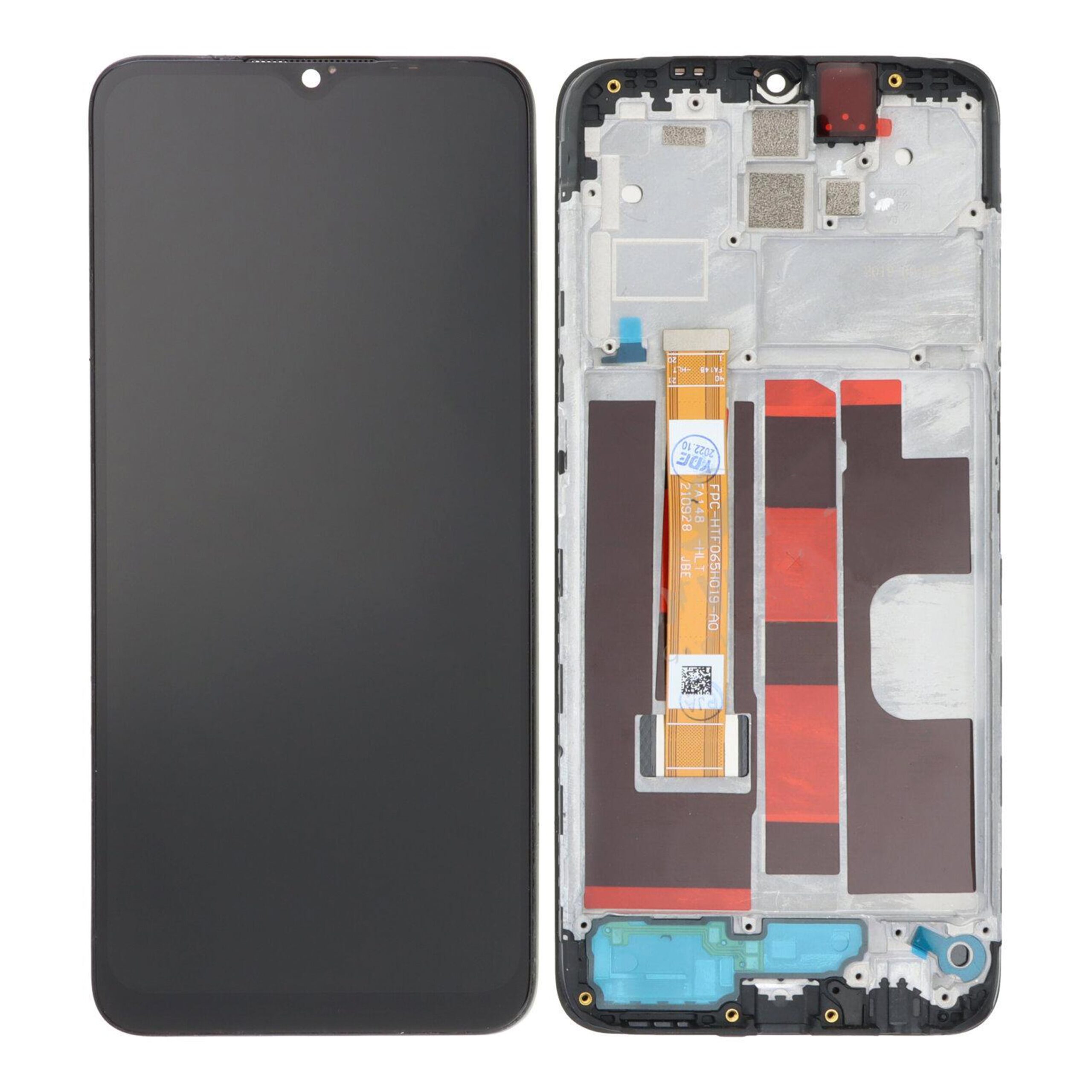 OEM Display für Oppo A9 (2020) mit Rahmen Schwarz – Bild 4