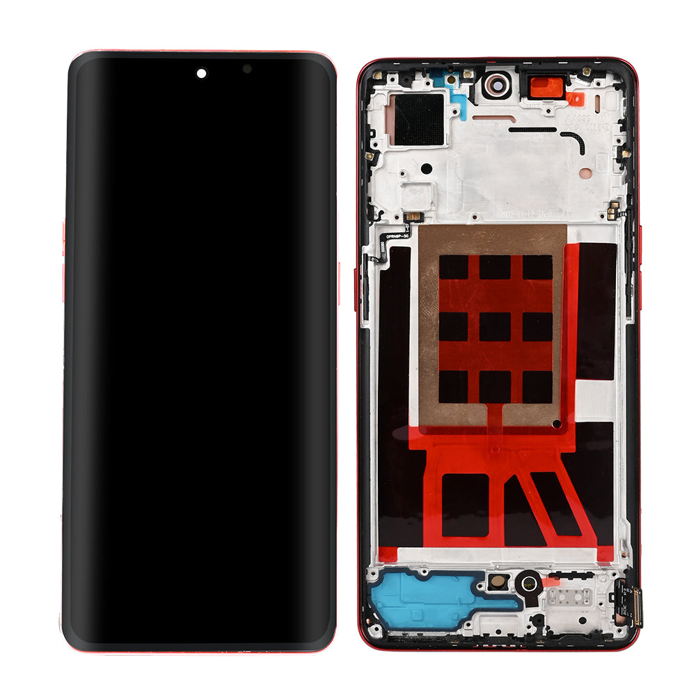 OEM Display für Oppo Reno9 mit Rahmen Rot – Bild 4