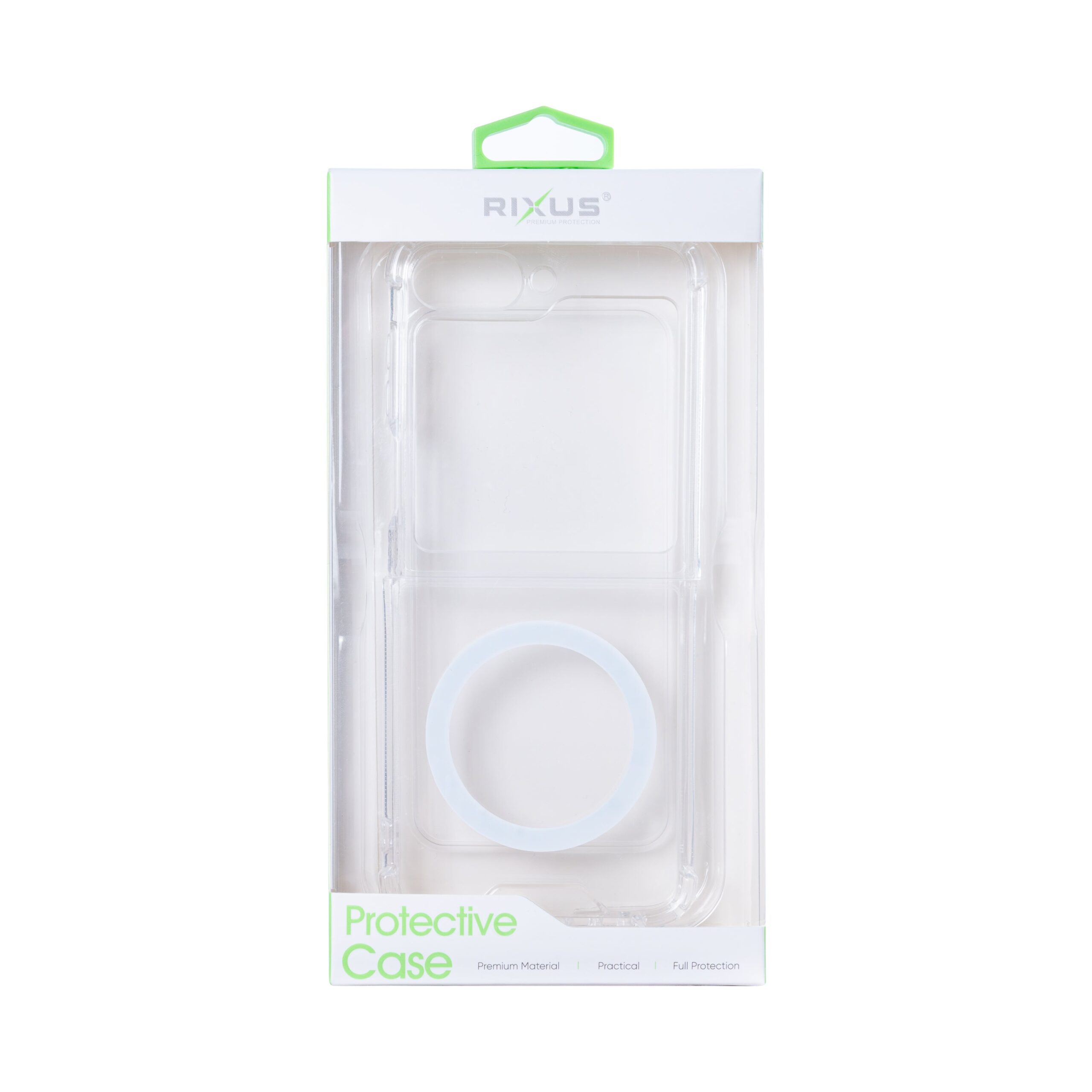 Rixus Anti-Burst Hülle mit MagSafe kompatibel für Samsung Galaxy Z Flip6 Transparent – Bild 4