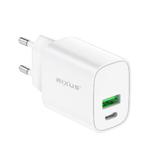 Rixus RX90S Adaptive Fast Charger QC 3.0 und PD 20W (Counter Display)