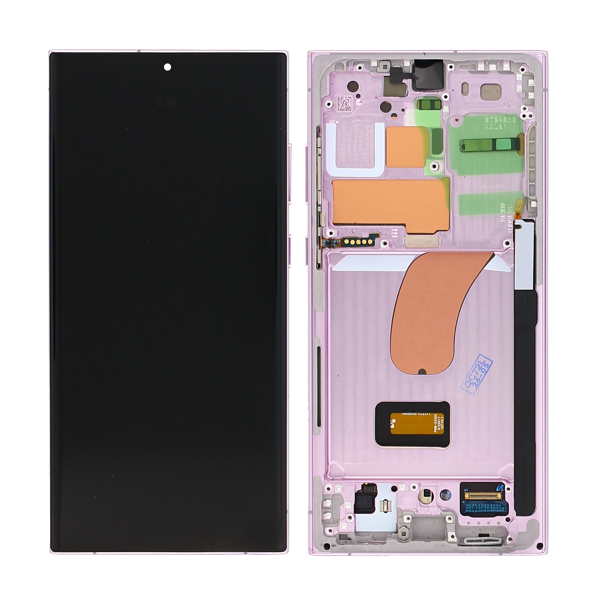 Samsung Original Service Pack Display Galaxy S23 Ultra S918B mit Rahmen Lila – Bild 4