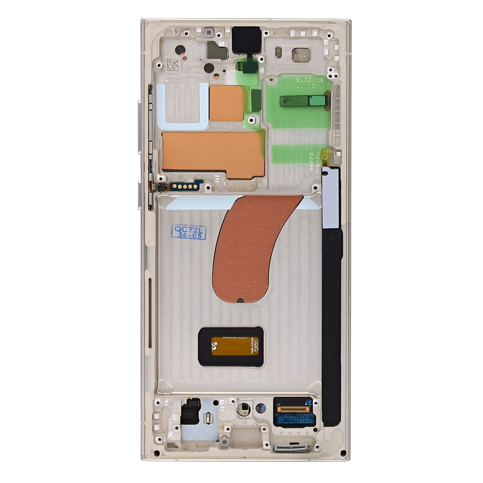 Samsung Original Service Pack Display Galaxy S23 Ultra S918B mit Rahmen Gelb – Bild 3