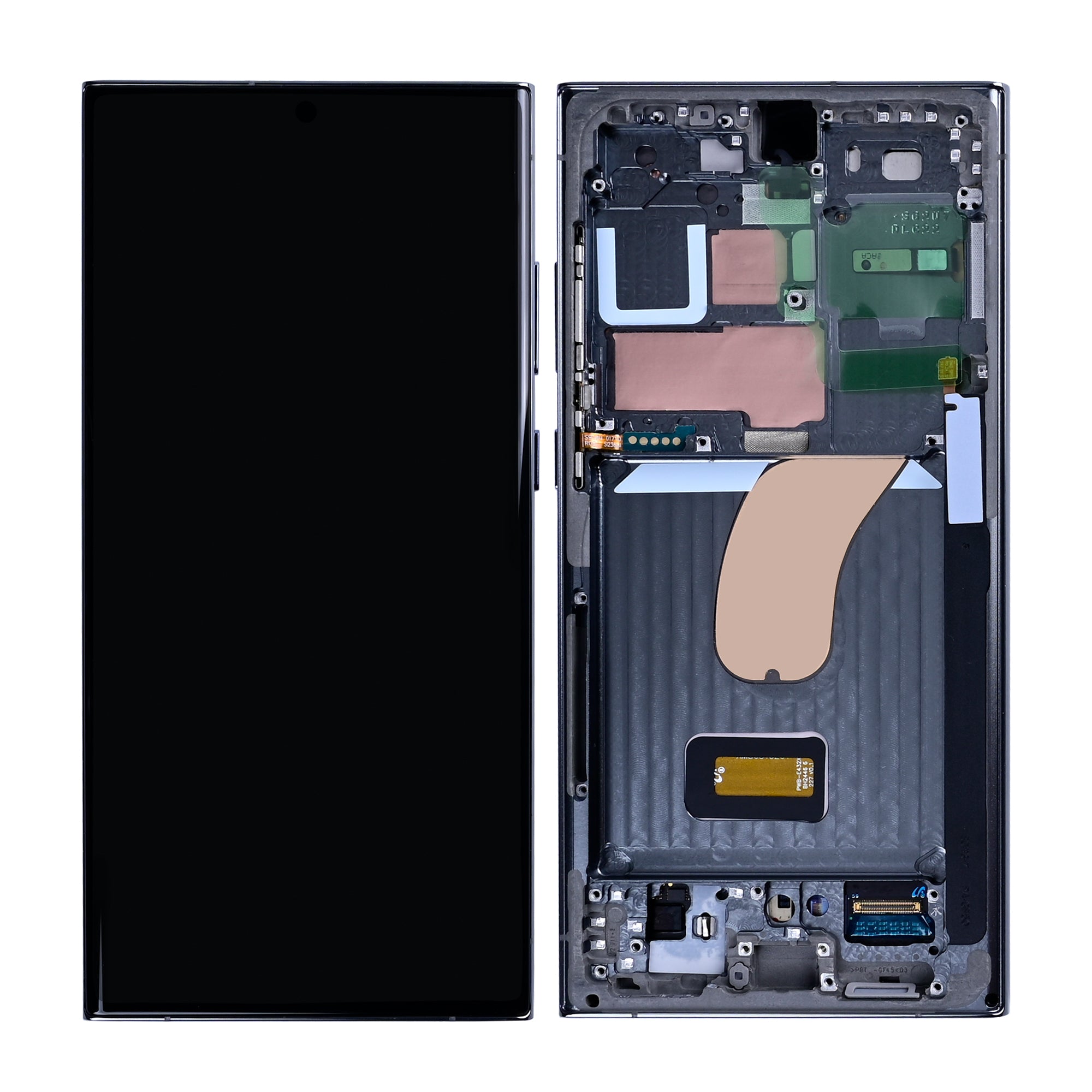 Samsung Original Service Pack Display Galaxy S23 Ultra S918B mit Rahmen Grün – Bild 4
