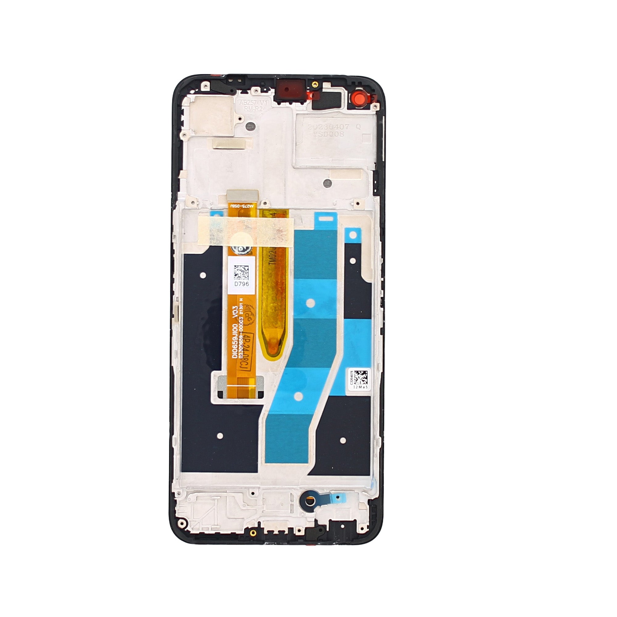 OEM Display für Oppo K10x mit Rahmen Schwarz – Bild 3