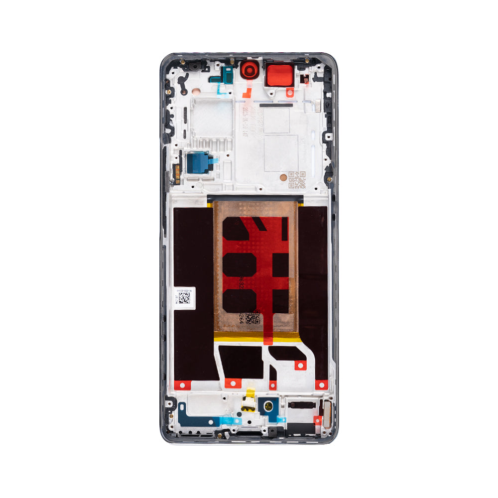 OEM Display für Oppo Reno11 Pro mit Rahmen Weiß – Bild 3