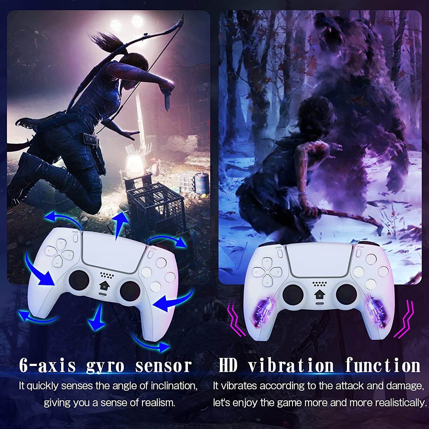 für Sony PlayStation 4 Wireless Bluetooth Game Controller (T28) White OEM – Bild 4