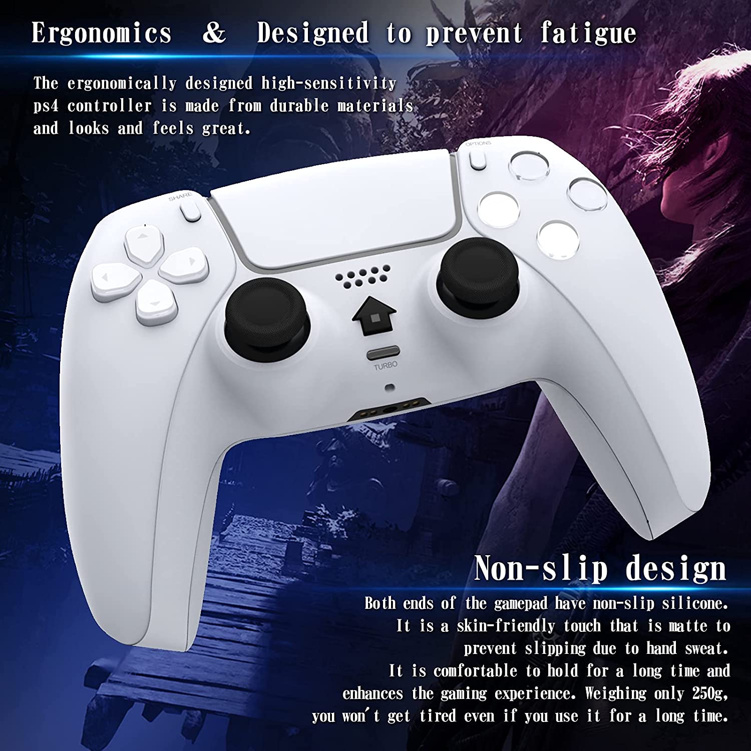 für Sony PlayStation 4 Wireless Bluetooth Game Controller (T28) White OEM – Bild 5