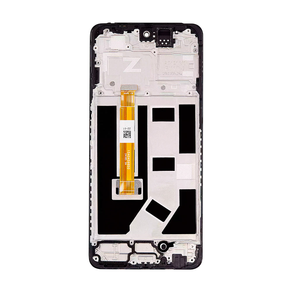 OEM Display für Oppo A79 mit Rahmen Schwarz – Bild 3