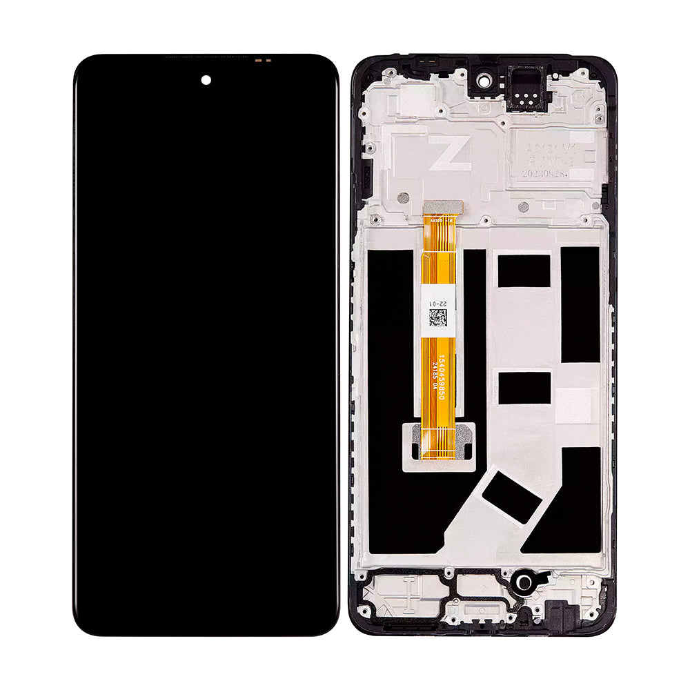 OEM Display für Oppo A79 mit Rahmen Schwarz – Bild 4