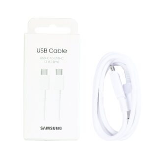 Samsung EP-DX310JWEGEU USB-C To USB-C Datenkabel 180cm 3A White Original Verkaufsverpackung