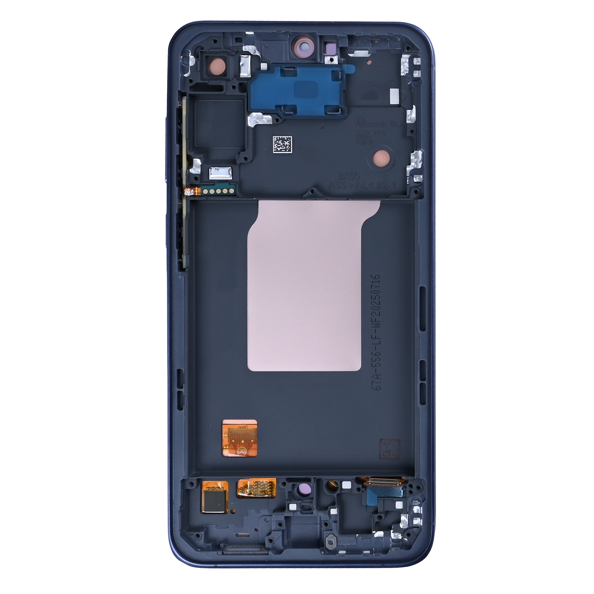 Samsung Galaxy A55 A556B Display und Touchscreen-Digitizer mit Rahmen Navy Soft-OLED – Bild 2