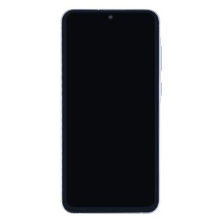 Samsung Galaxy A55 A556B Display und Touchscreen-Digitizer mit Rahmen Ice Blue Soft-OLED