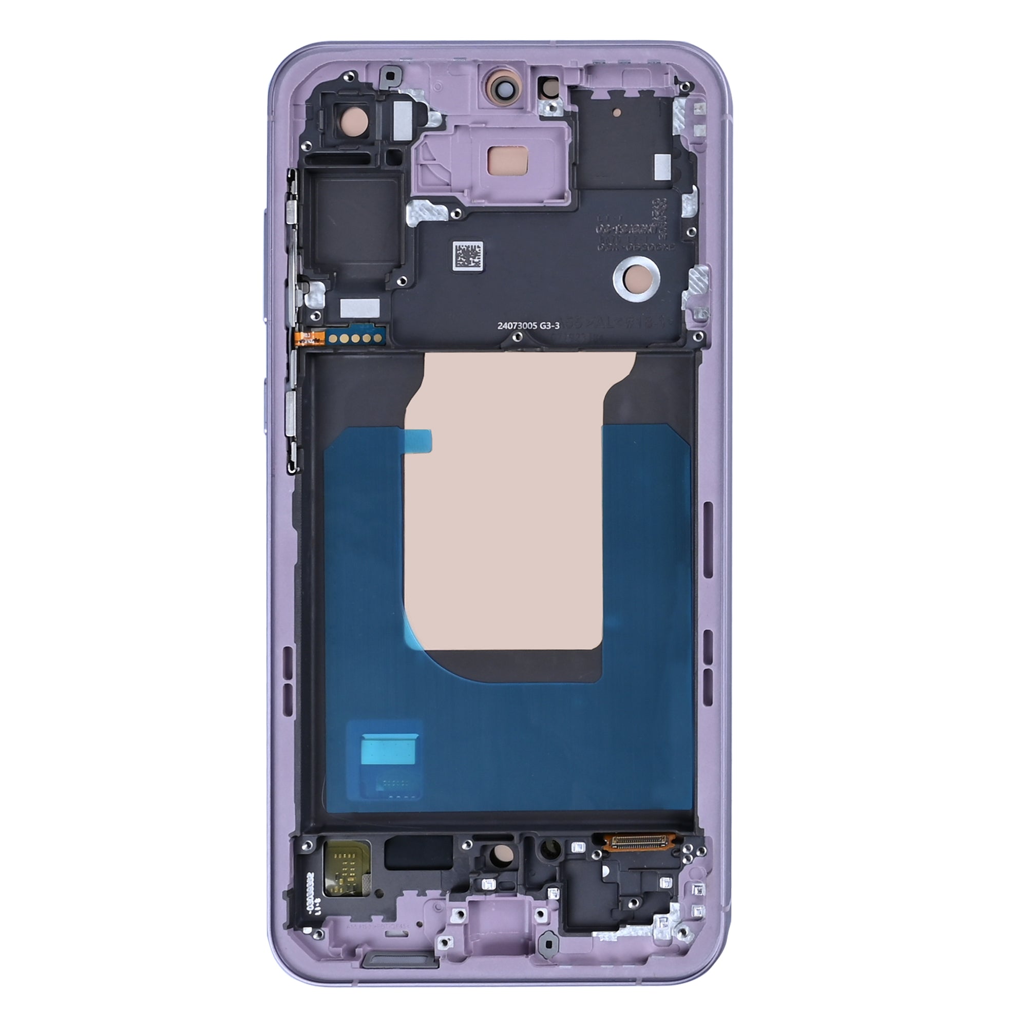 Samsung Galaxy A55 A556B Display und Touchscreen-Digitizer mit Rahmen Lilac Soft-OLED – Bild 2