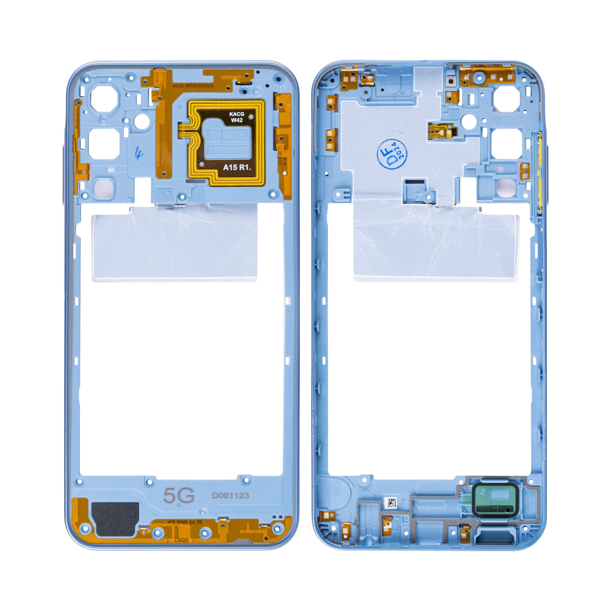 Samsung Galaxy A15 5G A156B Middle Rahmen Optimistic Blue OEM – Bild 3