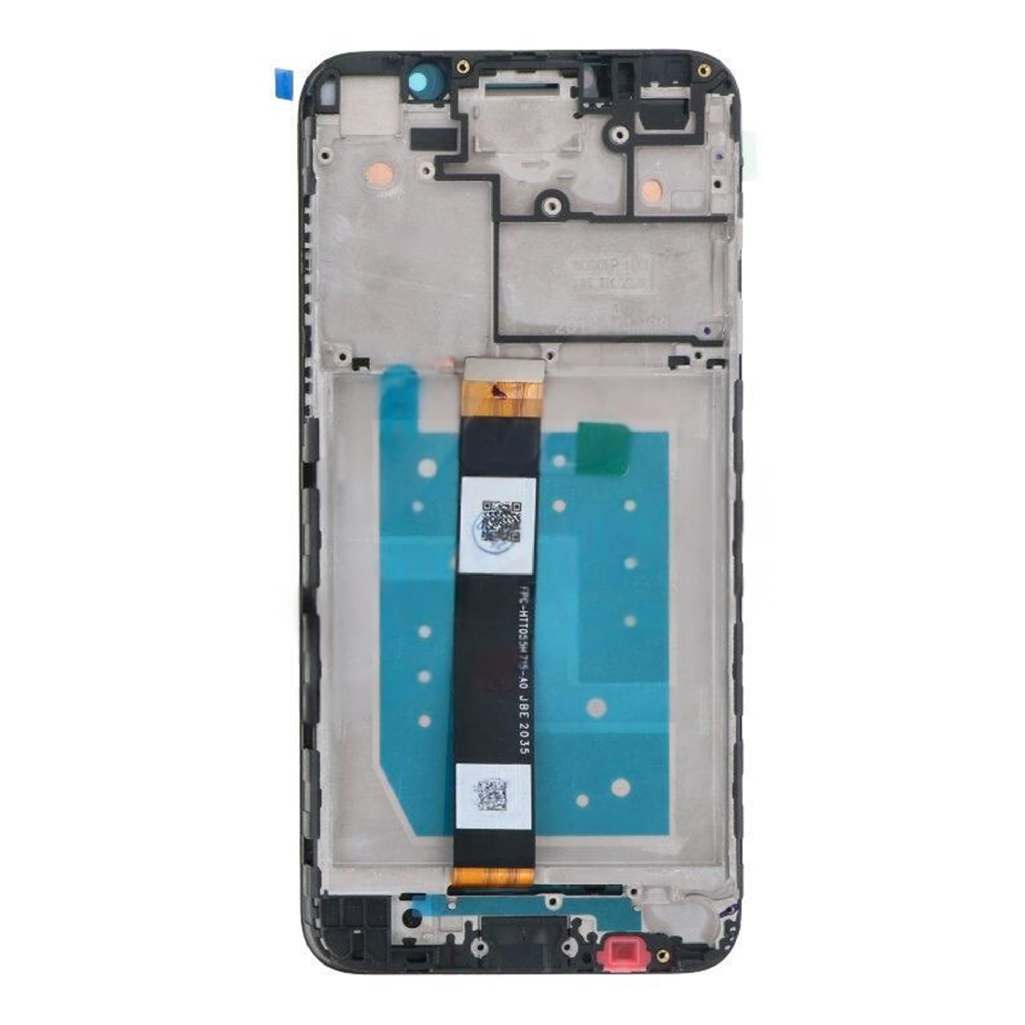 OEM Display für Huawei Y5P mit Rahmen Schwarz – Bild 3