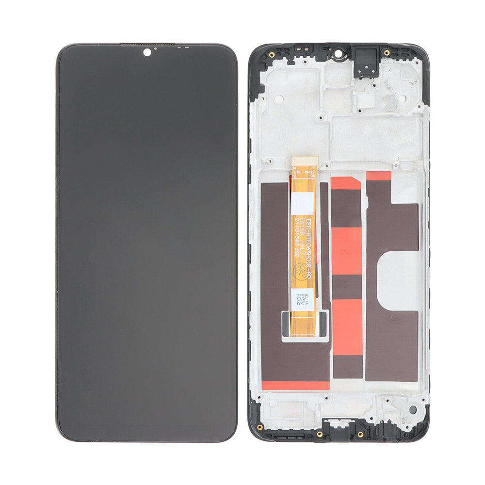 Oppo A5 (2020) Display und Touchscreen-Digitizer mit Rahmen Black Service Pack – Bild 3