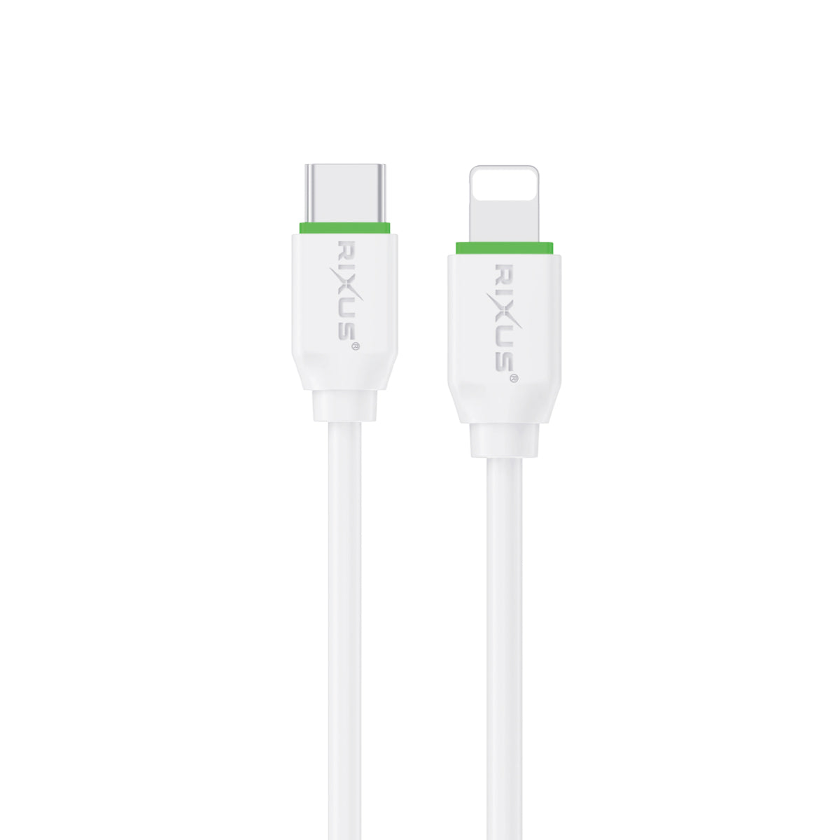 Rixus RX2017L Data Sync und Fast Charge Kabel USB-C To Lightning Anschluss 3m – Bild 3