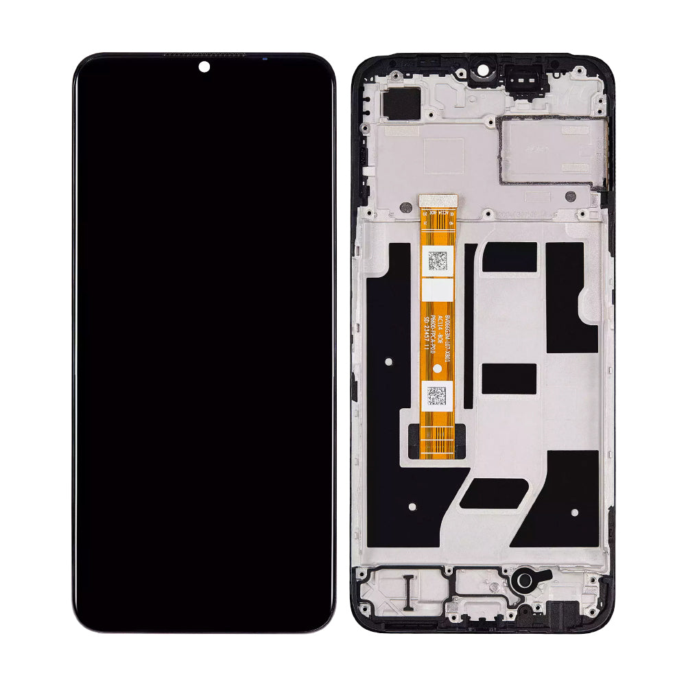 OEM Display für Oppo A2x mit Rahmen Schwarz – Bild 4