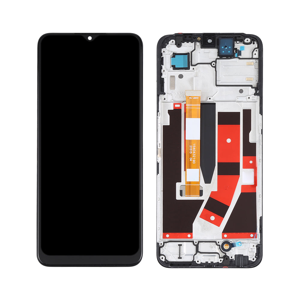 OEM Display für Oppo A56s, A57 mit Rahmen Schwarz – Bild 4