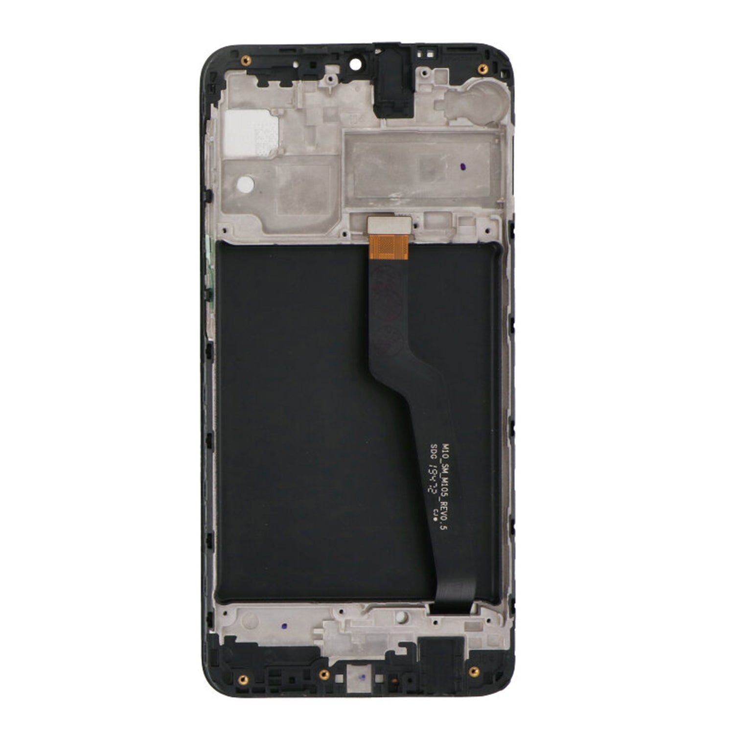 Samsung Galaxy M10 M105F Display und Touchscreen-Digitizer mit Rahmen Charcoal Black Service Pack – Bild 2