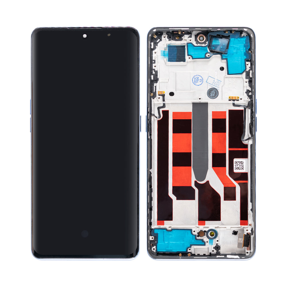 OEM Display für Oppo A1 Pro mit Rahmen Blau – Bild 4