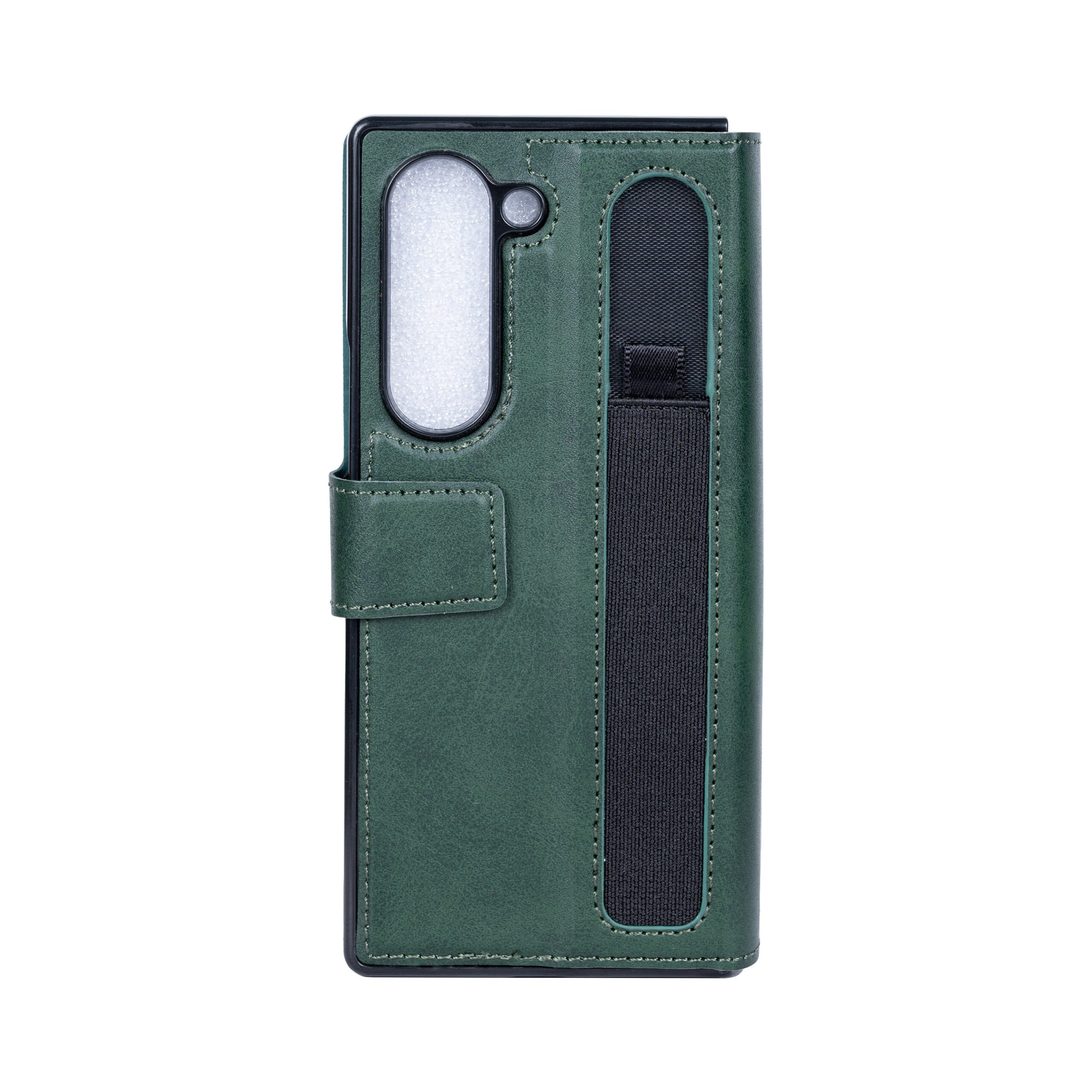 Rixus Wallet Hülle mit Pen Holder für Samsung Galaxy Z Fold5 Green – Bild 2