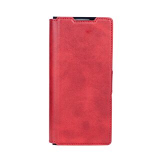 Rixus Wallet Hülle mit Pen Holder für Samsung Galaxy Z Fold5 Red
