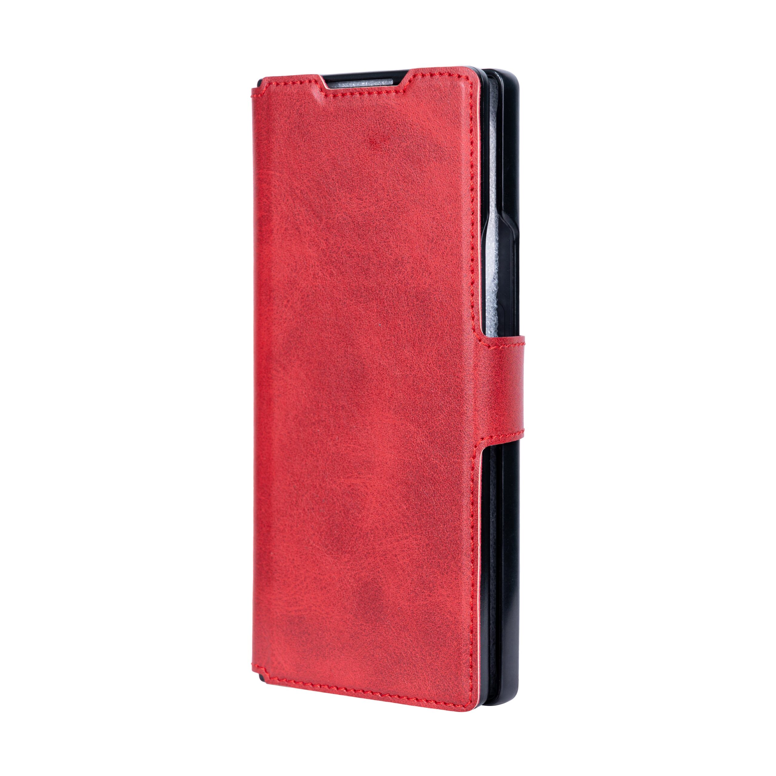 Rixus Wallet Hülle mit Pen Holder für Samsung Galaxy Z Fold5 Red – Bild 4