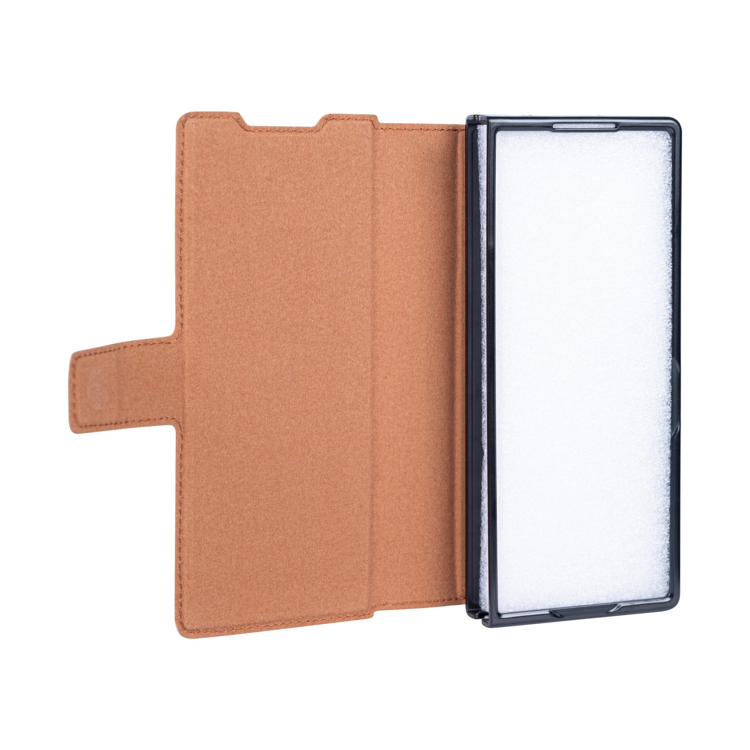 Rixus Wallet Hülle mit Pen Holder für Samsung Galaxy Z Fold4 Brown – Bild 5