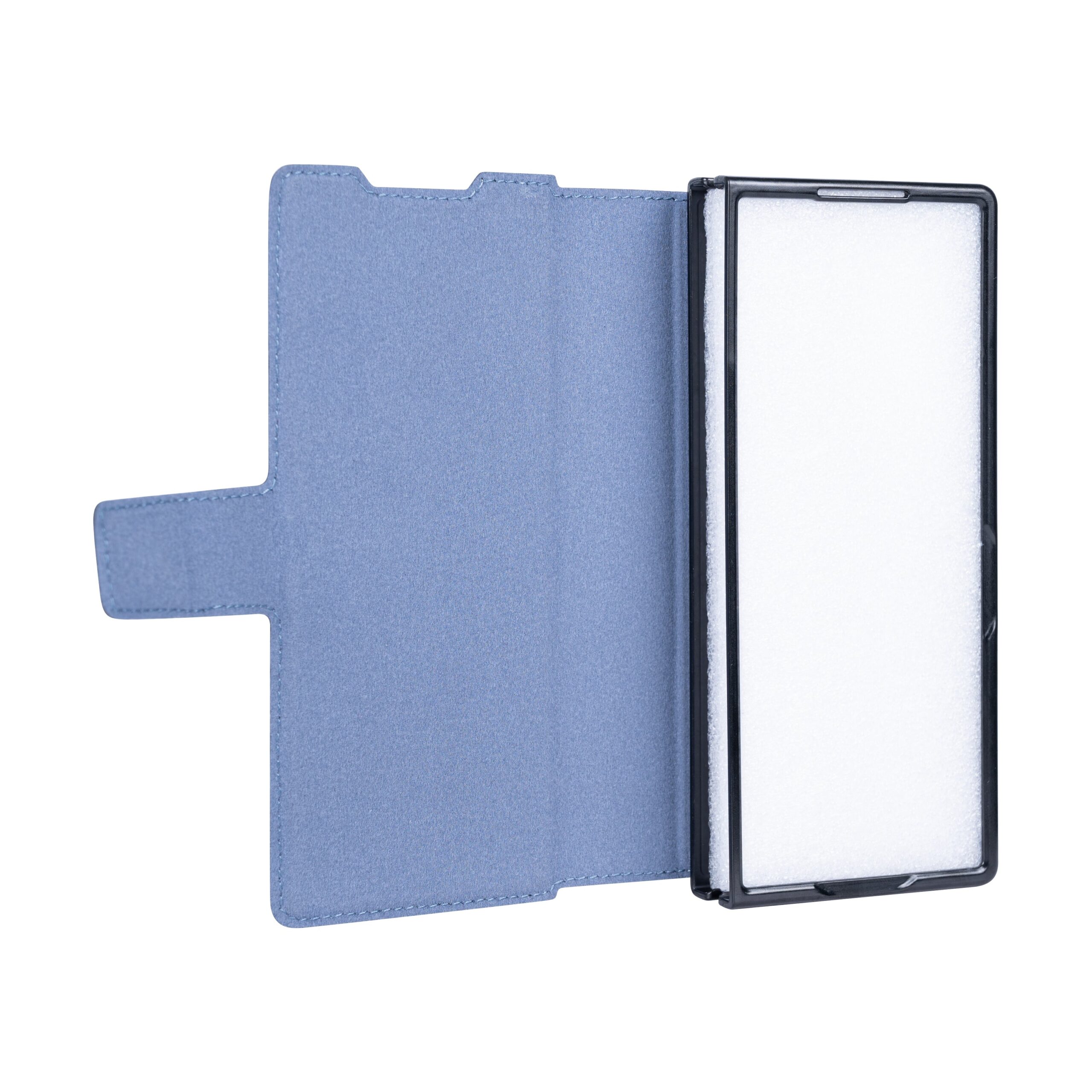 Rixus Wallet Hülle mit Pen Holder für Samsung Galaxy Z Fold4 Sierra Blue – Bild 5