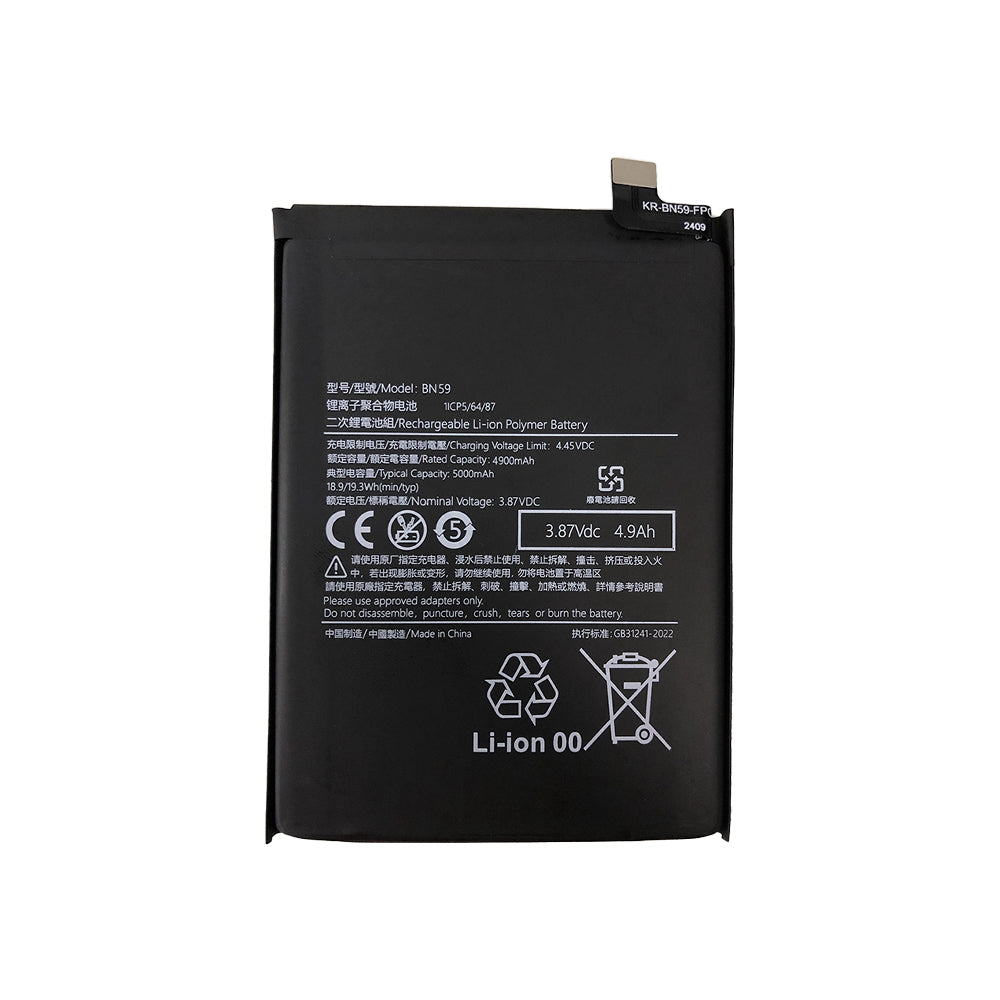 Xiaomi Redmi Note 10 4G, 10S 4G, Redmi 10 4G, Poco M5s 4G Akku BN59 OEM