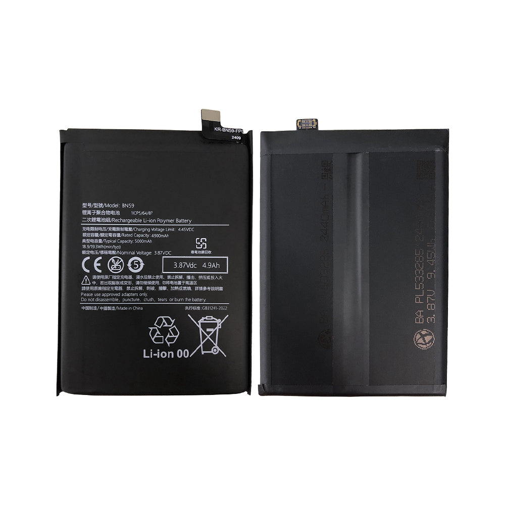 Xiaomi Redmi Note 10 4G, 10S 4G, Redmi 10 4G, Poco M5s 4G Akku BN59 OEM – Bild 3