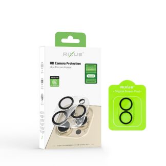 Rixus Clear HD Kamera Panzerglas für Apple iPhone 16, 16 Plus, 17