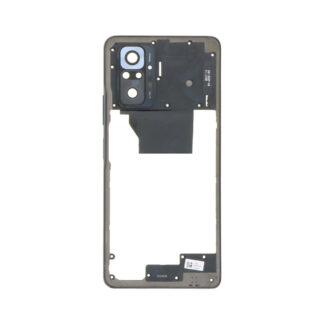 Xiaomi Redmi Note 10 Pro 4G Kameraglas mit Middle Rahmen Onyx Gray OEM