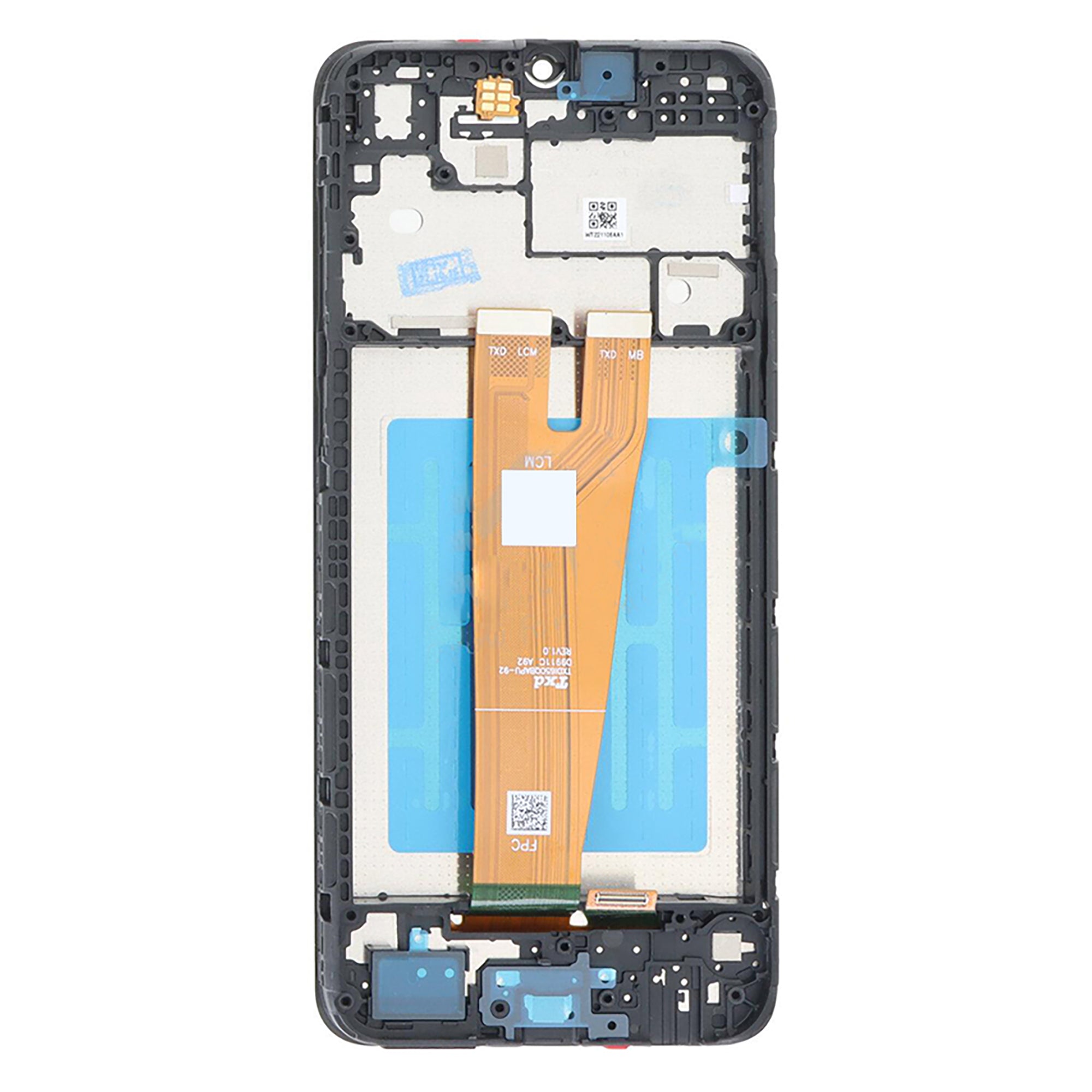 Original OEM Display für Samsung Galaxy A04 A045F mit Rahmen Black – Bild 2