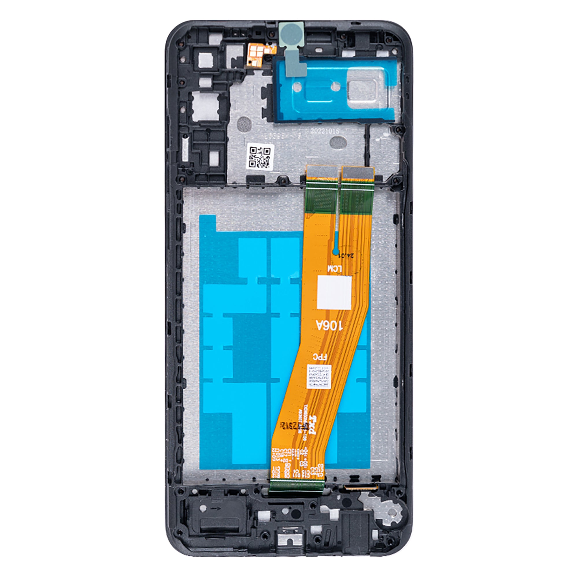 Original OEM Display für Samsung Galaxy A04e A042F mit Rahmen Black – Bild 2