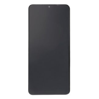 Original OEM Display für Samsung Galaxy A12 Nacho A127F mit Rahmen Black