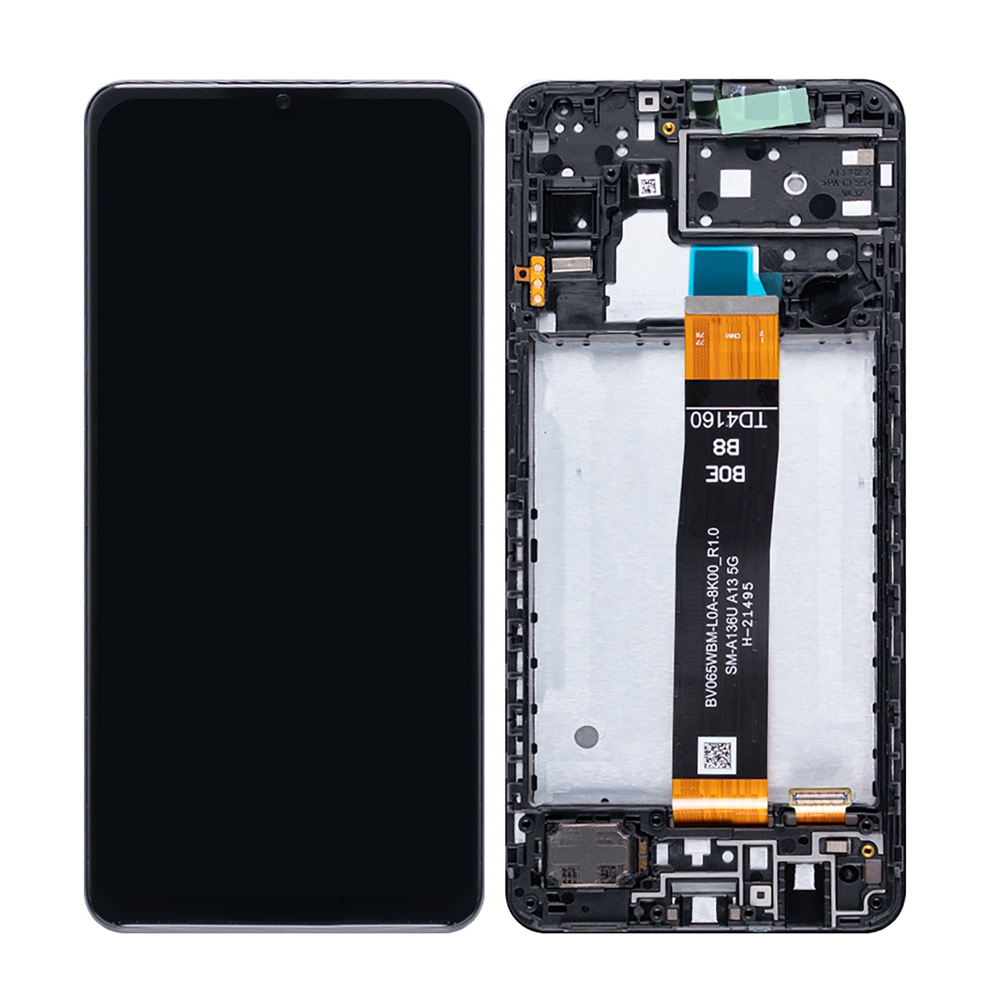 Original OEM Display für Samsung Galaxy A14 A145F mit Rahmen Black – Bild 3