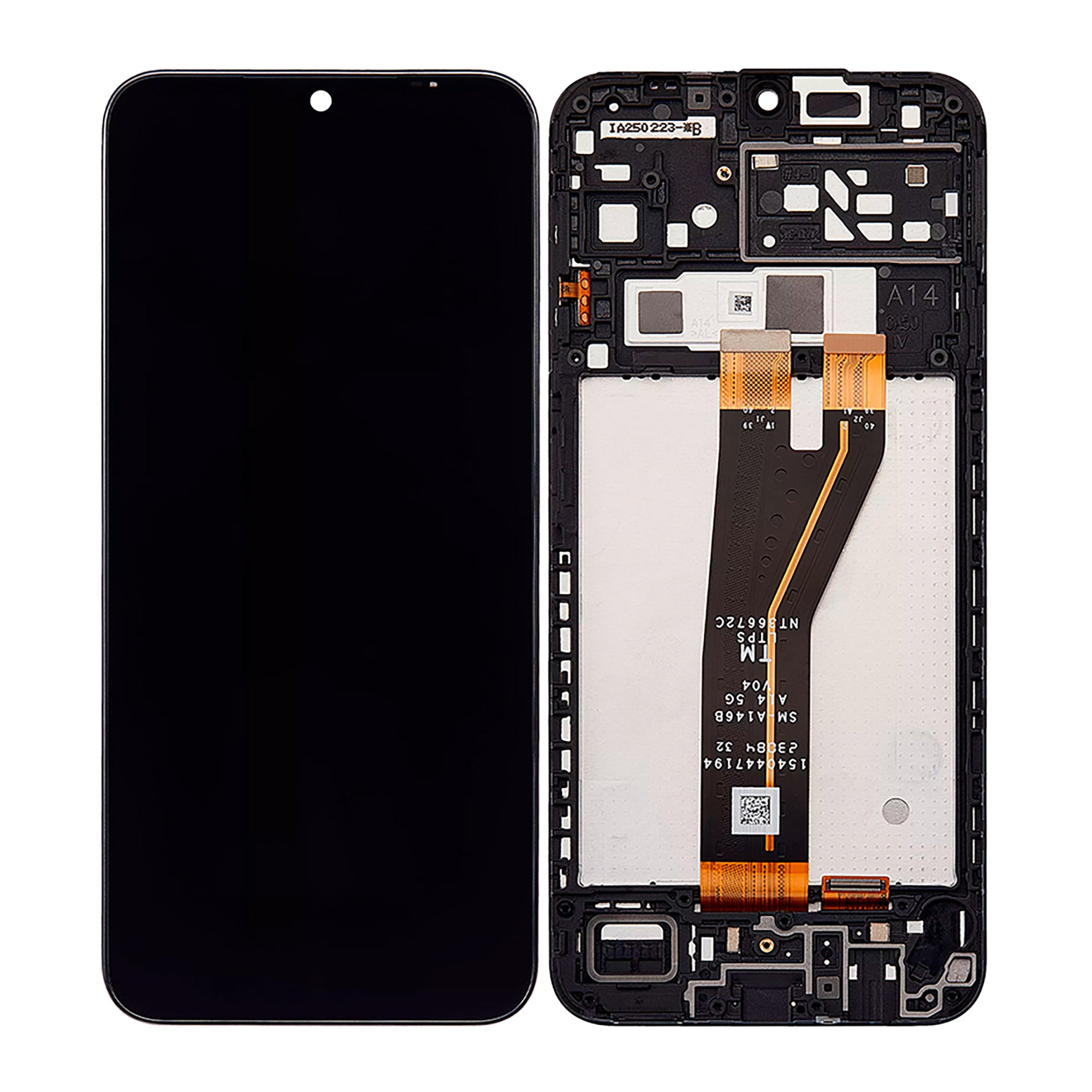 Samsung Galaxy A14 5G A146B Display und Touchscreen-Digitizer mit Rahmen Black aufbereitet – Bild 3