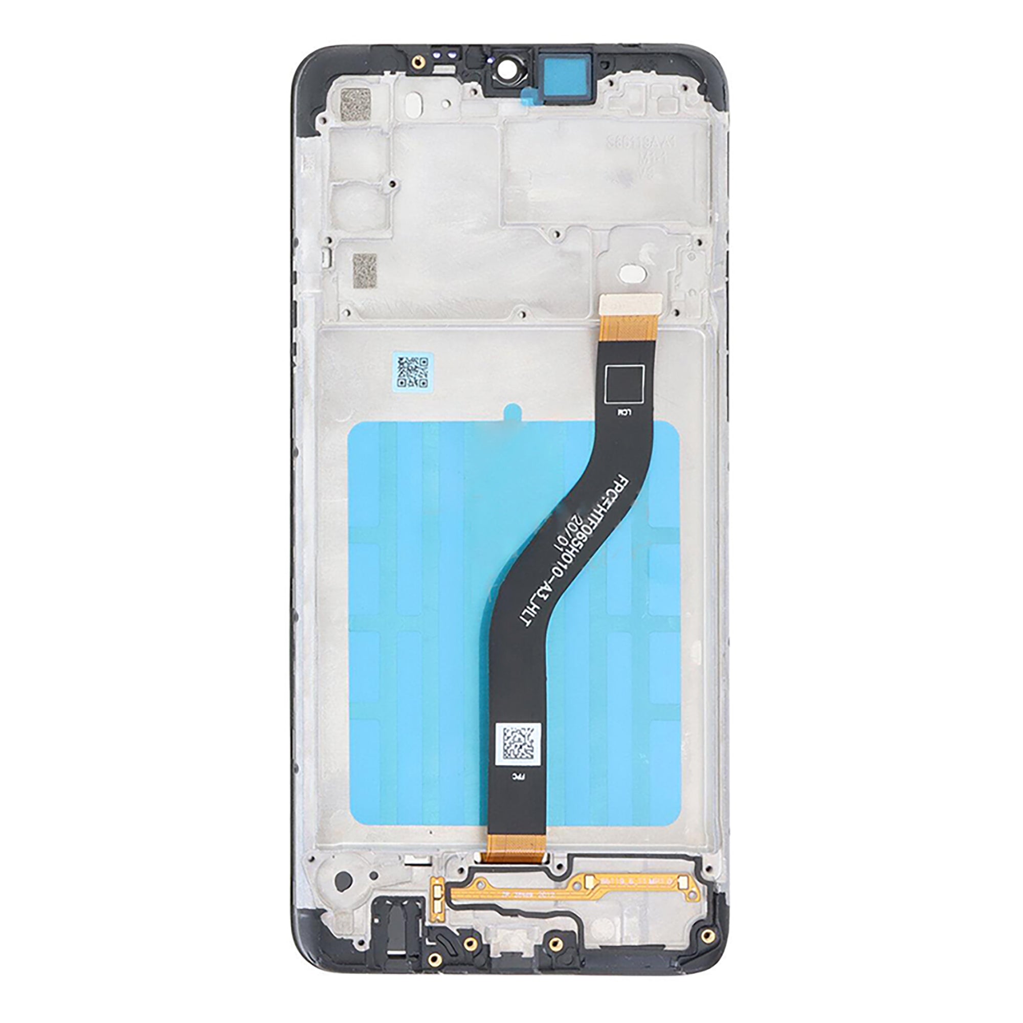 Original OEM Display für Samsung Galaxy A20s A207F mit Rahmen Black – Bild 2