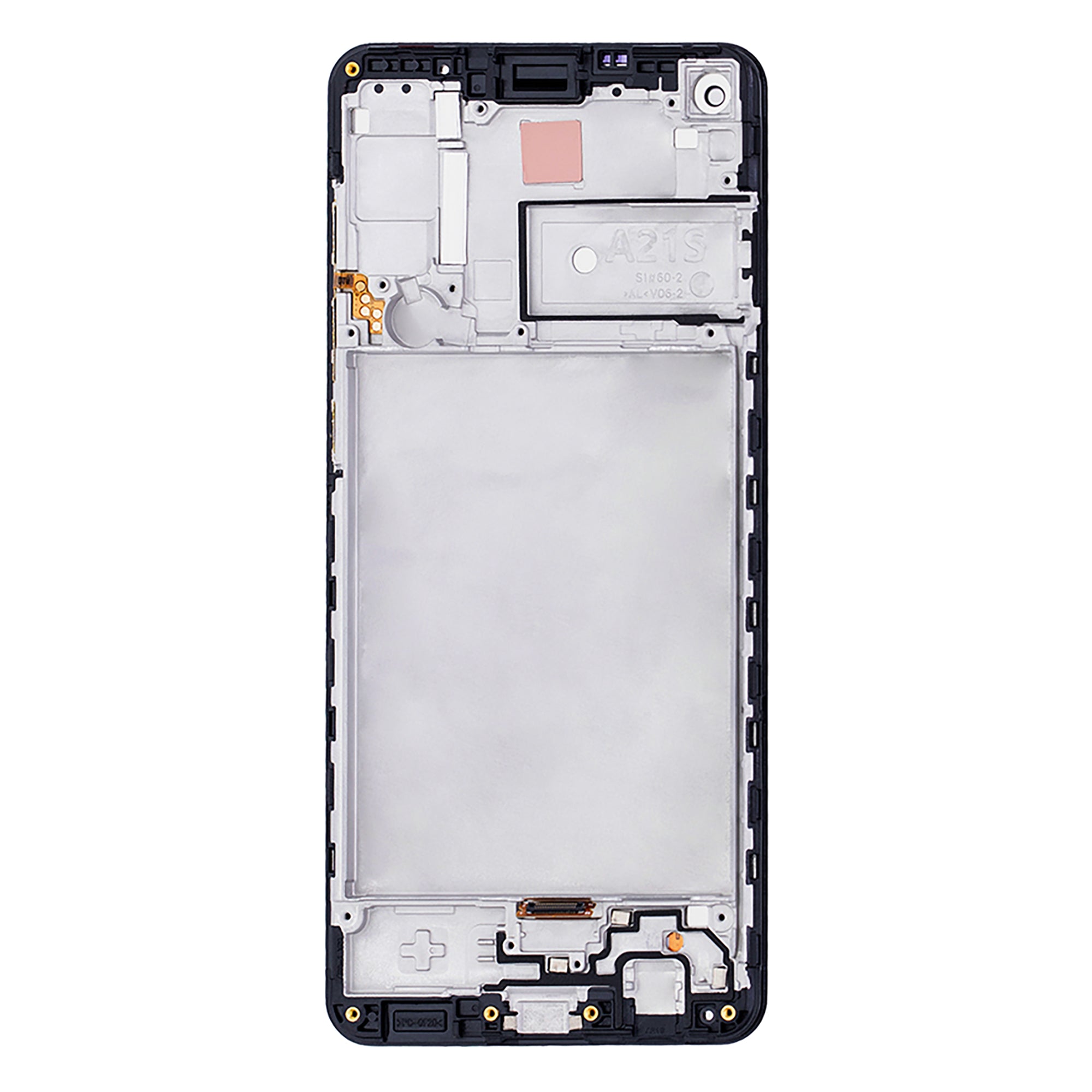 Original OEM Display für Samsung Galaxy A21s A217F mit Rahmen Black – Bild 2