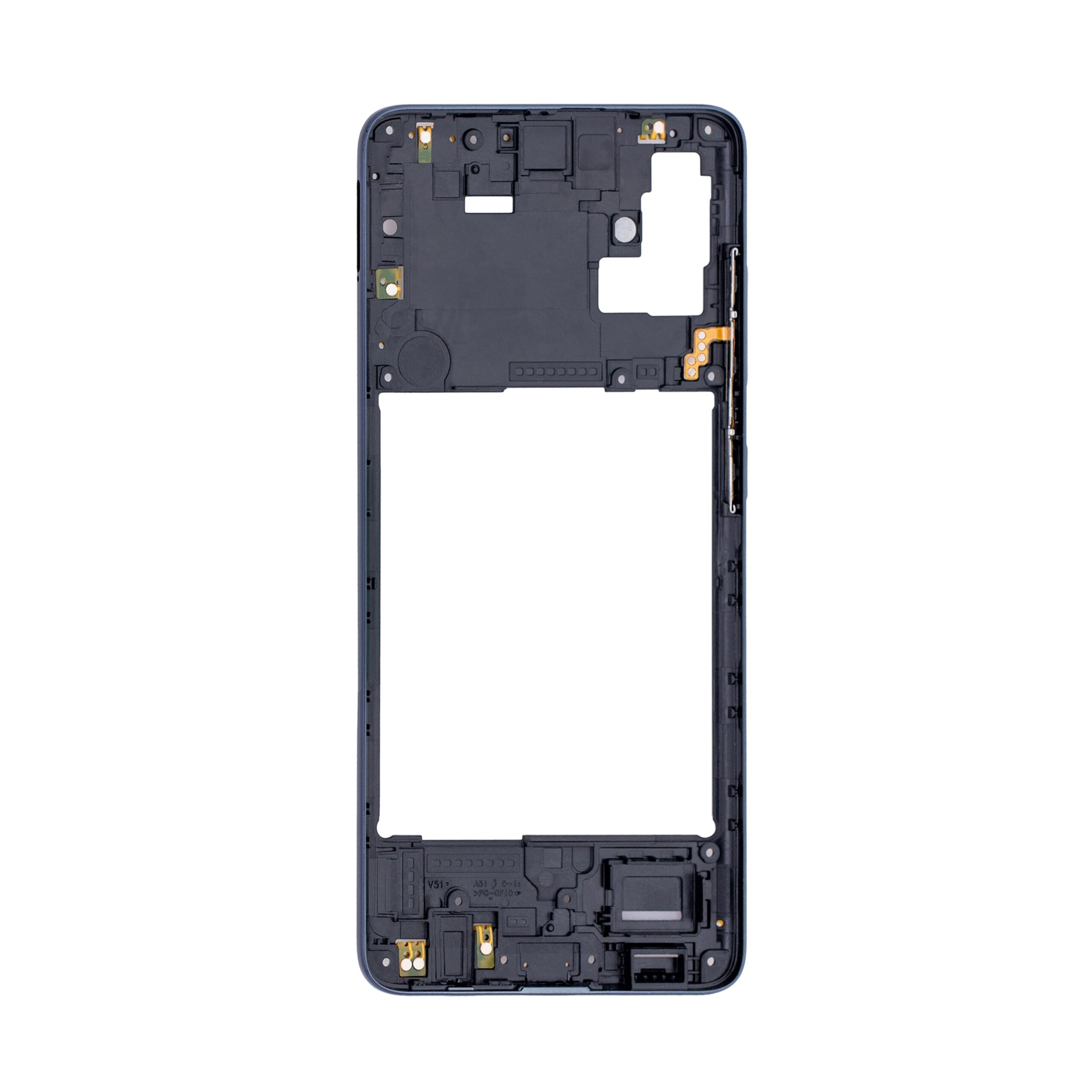 Samsung Galaxy A51 A515F Middle Rahmen Prism Crush Black OEM – Bild 2