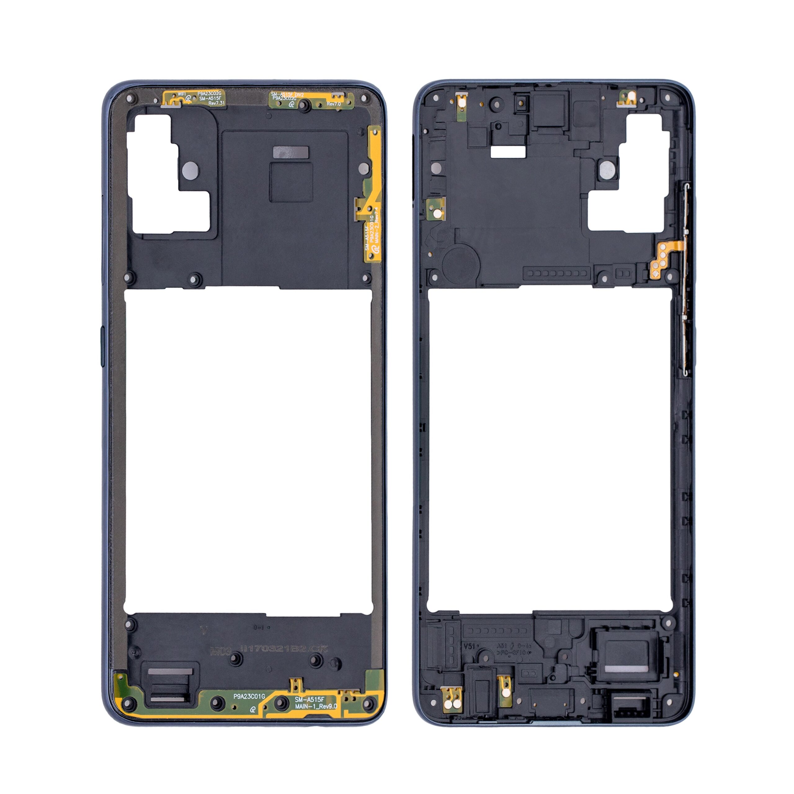 Samsung Galaxy A51 A515F Middle Rahmen Prism Crush Black OEM – Bild 3